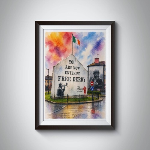Free derry wall - free,